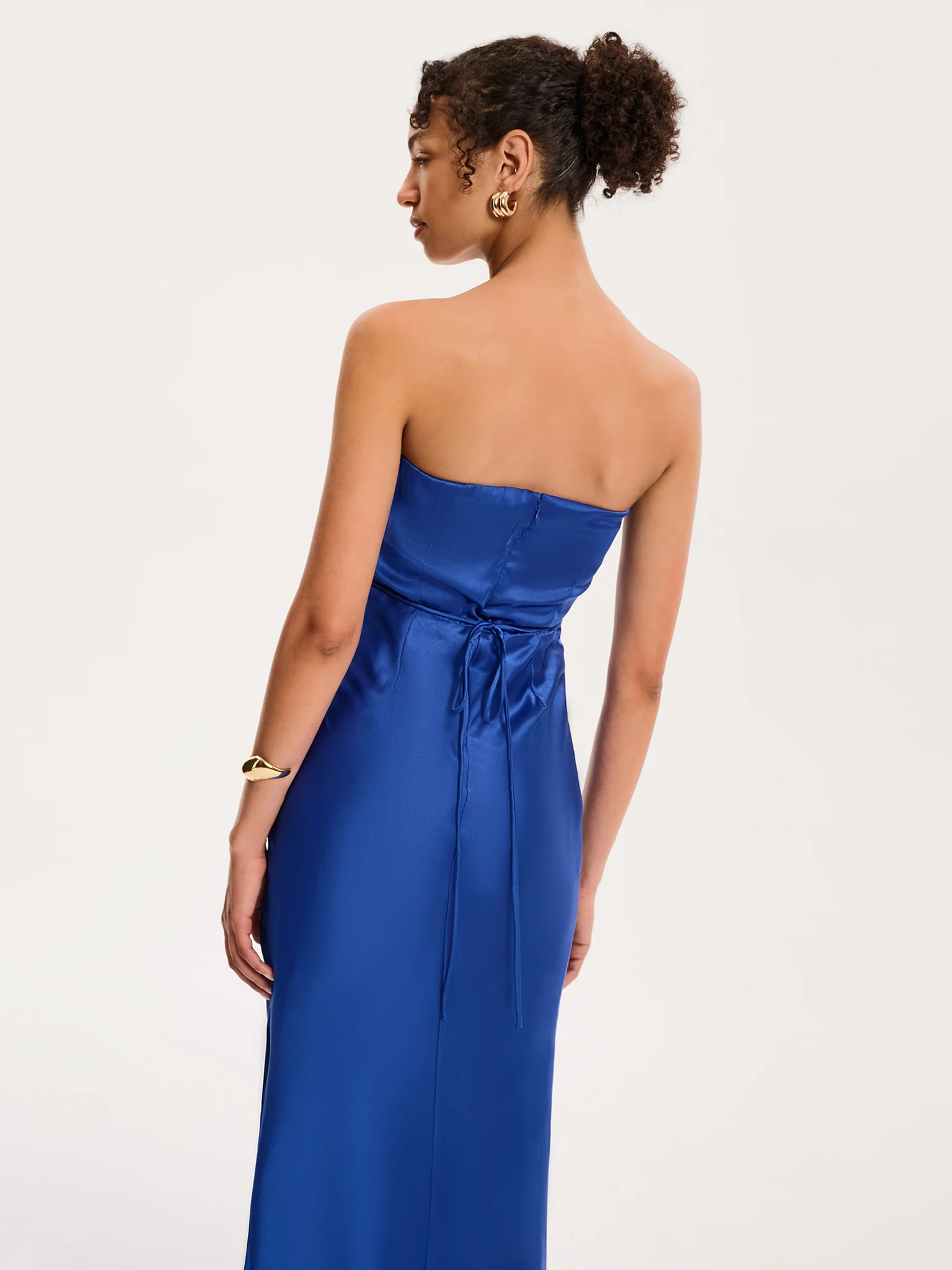 Amdra Maxi Dress in Cobalt - Image 3